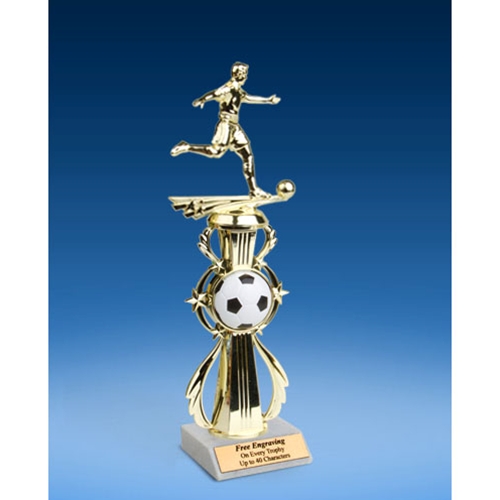Soccer Sport Riser Trophy, Male
