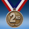 2nd 2" High Relief Medal
