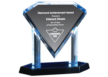 Acrylic Floating Diamond Award