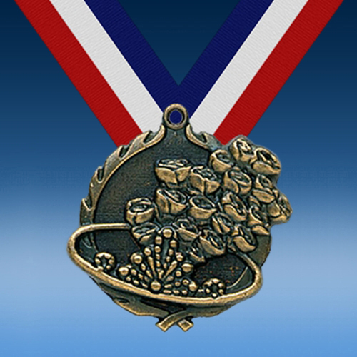 Beauty Pageant 1 3/4" Wreath Medal-0