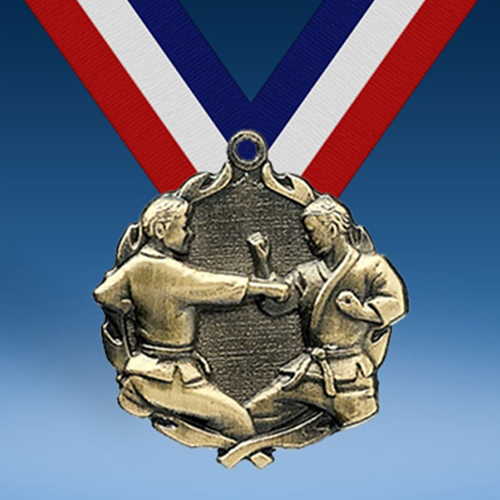 Karate Wreath Medal-0