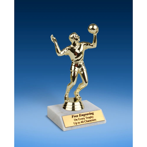 Volleyball Sport Figure Trophy 6"
