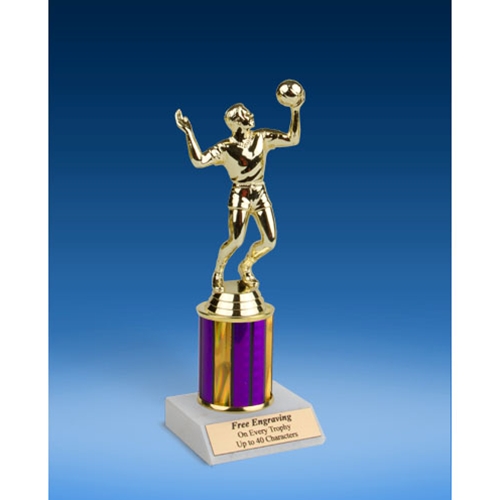 Volleyball Sport Figure Trophy 8"
