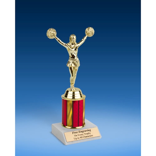Cheerleading Sport Figure Trophy 8"