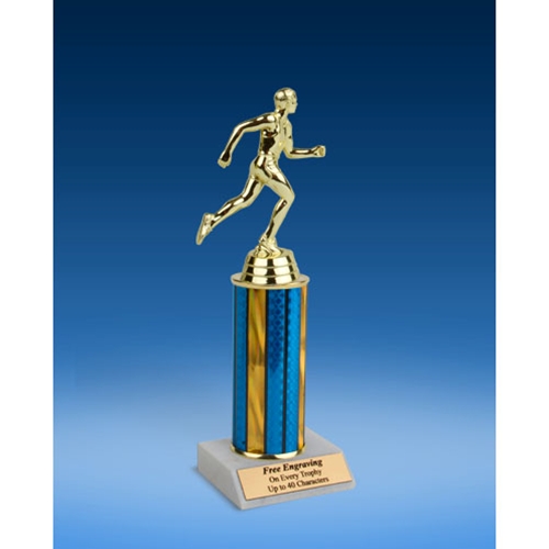 Track Sport Figure Trophy 10"