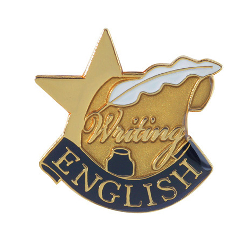 English Banner Pin