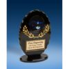 Eagle Oval Black Acrylic Trophy