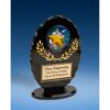 MVP Oval Black Acrylic Trophy