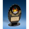 Prom King Oval Black Acrylic Trophy