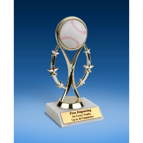 Baseball 7" Colored Sport Figure Trophy