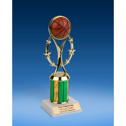 Basketball 9" Colored Sport Figure Trophy