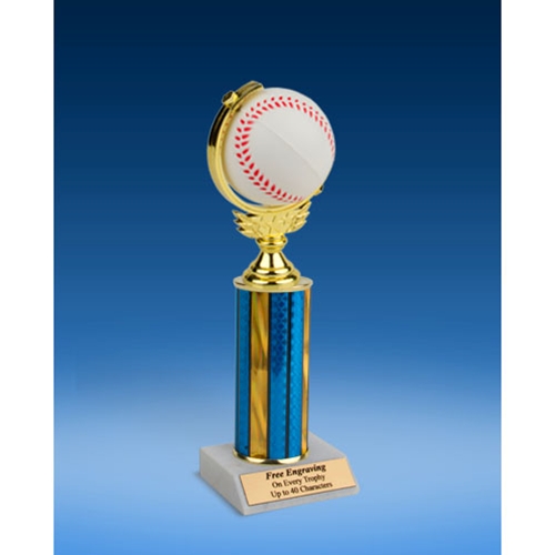 Baseball Soft Spinner Ball Trophy 10"