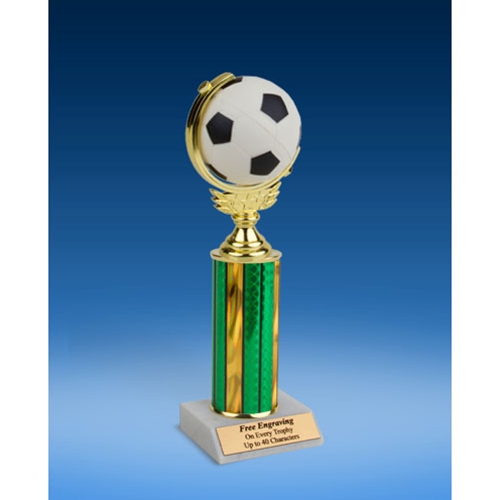 Soccer Soft Spinner Ball Trophy 10"