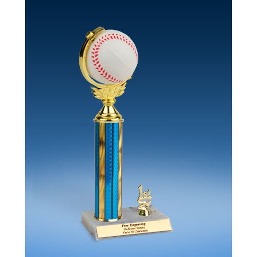Baseball Soft Spinner Ball Trim Trophy 12"