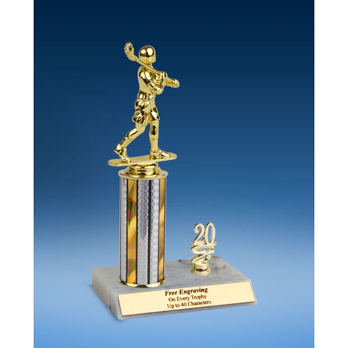 Lacrosse Sport Figure Trim Trophy 10"