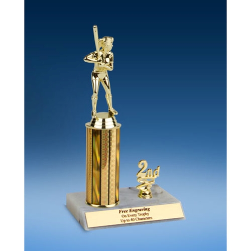 Softball Sport Figure Trim Trophy 10"
