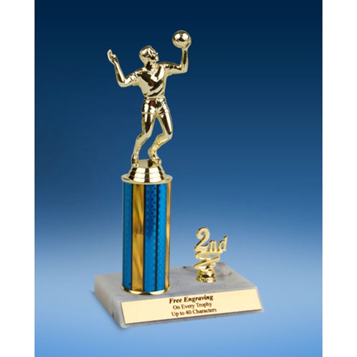 Volleyball Sport Figure Trim Trophy 10"