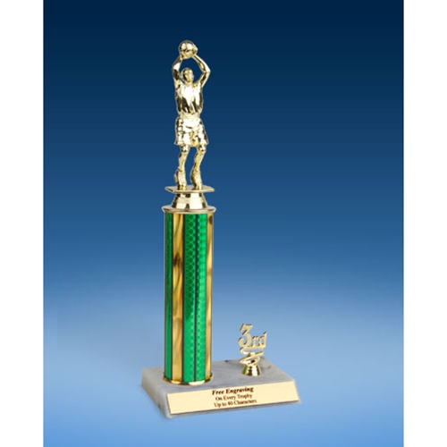 Basketball Sport Figure Trim Trophy 12"
