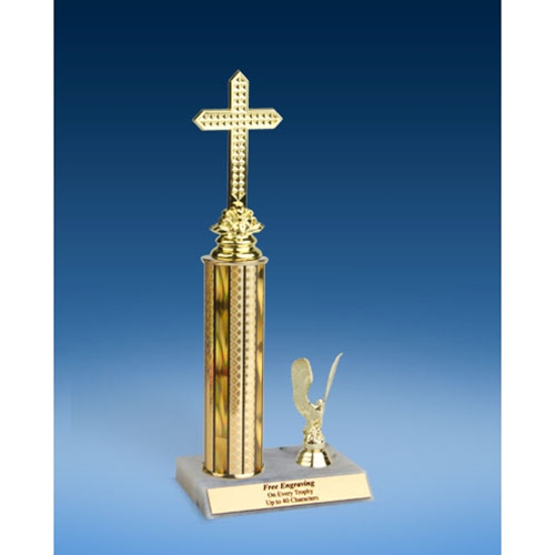 Religious Sport Figure Trim Trophy 12"