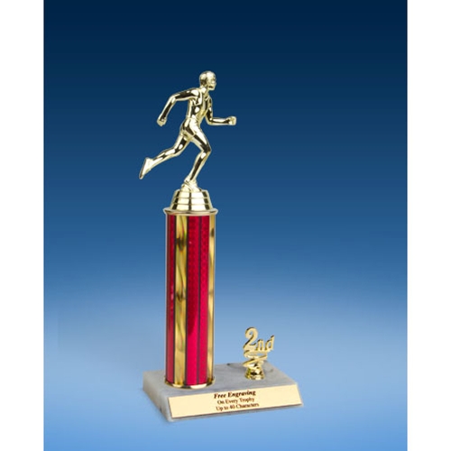 Track Sport Figure Trim Trophy 12"