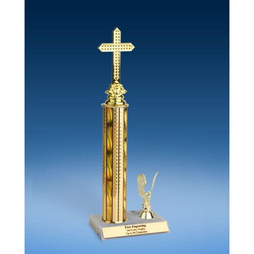 Religious Sport Figure Trim Trophy 14"