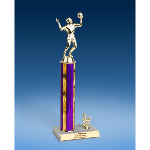 Volleyball Sport Figure Trim Trophy 14"