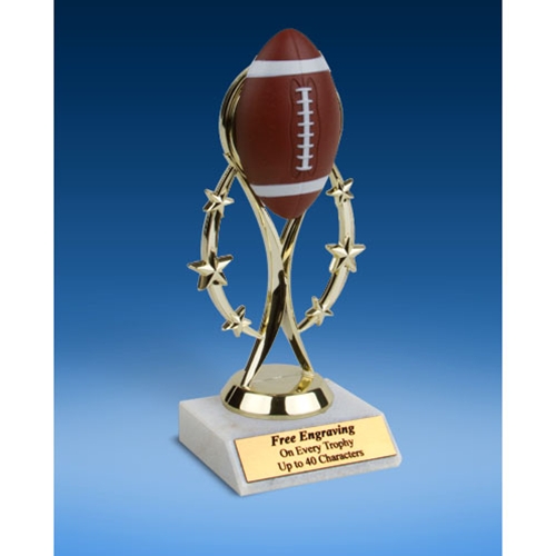 Football 7" Colored Sport Figure Trophy