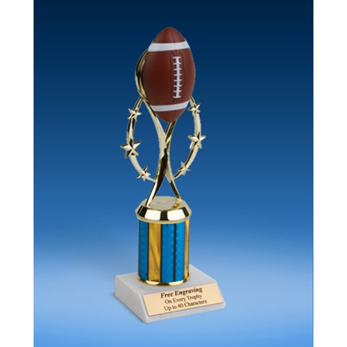 Football 9" Colored Sport Figure Trophy