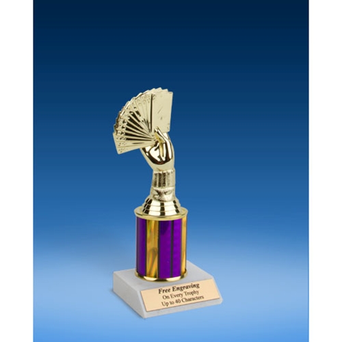 Poker Sport Figure Trophy 8"