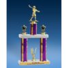 Lacrosse Sport Figure 2 Tier Trophy 19"