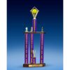 Softball Diamond Three-Tier Trophy 28"
