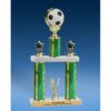 Soccer Spinner Ball 2 Tier Trophy 16"