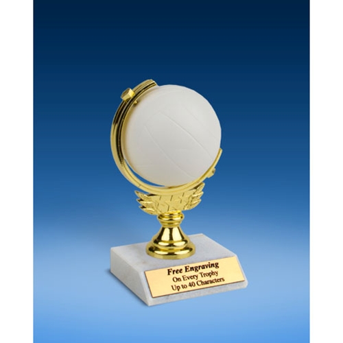 Volleyball Soft Spinner Ball Trophy 6"