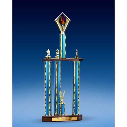 1st Place Diamond Three-Tier Trophy 25"