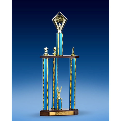 Music Diamond Three-Tier Trophy 25"