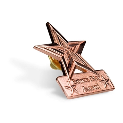 Bronze Star Award Lapel Pin