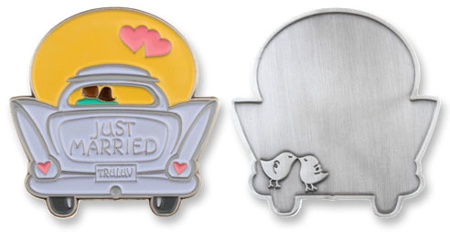 Just Married Car Coin