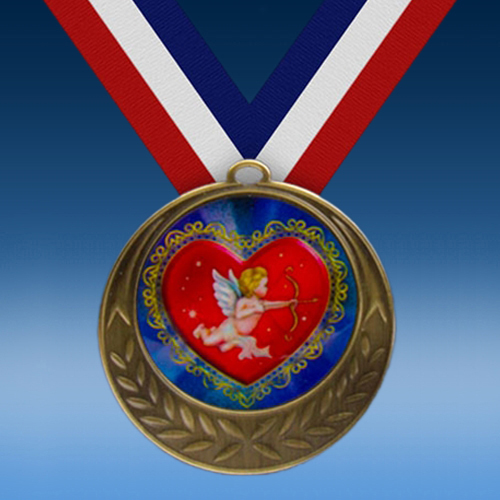 Cupid Laurel Wreath Medal-0