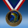 Fishing Laurel Wreath Medal-0