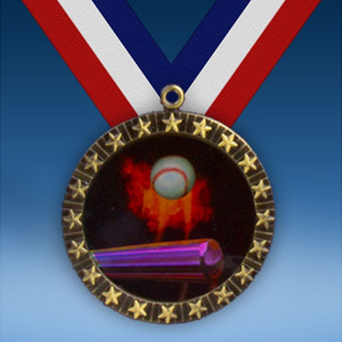 Baseball 20 Star Medal-0
