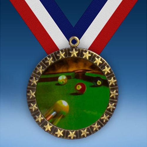 Billiards 20 Star Medal-0