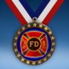 Fire Department 20 Star Medal-0