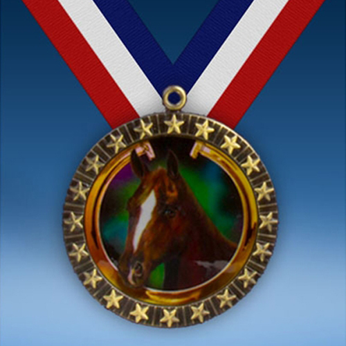 Horse 20 Star Medal-0