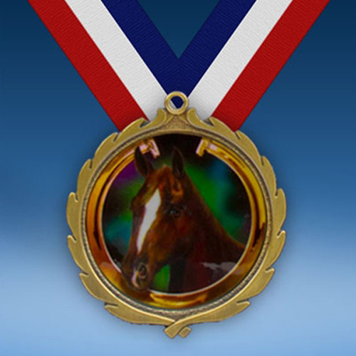 Horse Wreath Medal-0