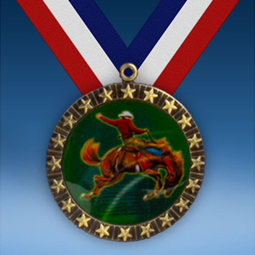 Rodeo Horse 20 Star Medal-0