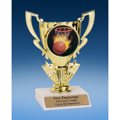 Basketball Victory Cup Mylar Holder Trophy