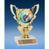 Diving Female Victory Cup Mylar Holder Trophy