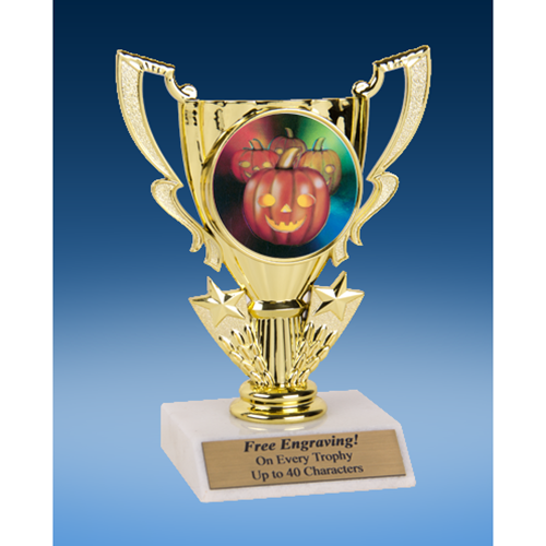 Halloween Victory Cup Mylar Holder Trophy