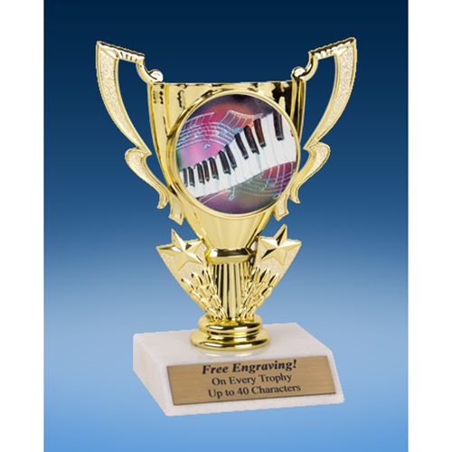 Music 2 Victory Cup Mylar Holder Trophy
