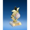 Baseball 3-Star Sport Spinner Trophy 6"